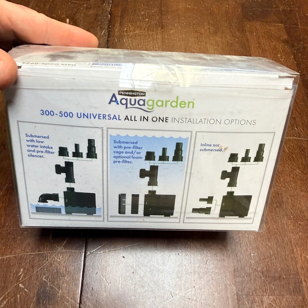 Pennington AquaGarden 30W Water Pump‎ Universal 500 GPH Hydroponic Aquaponic - Picture 6 of 8